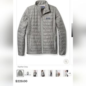 Nano Puff grey Patagonia jacket